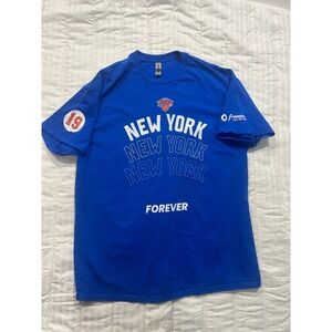 New York Knicks Forever T-Shirt Freedom UNLTD NBA Basketball Blue (583)